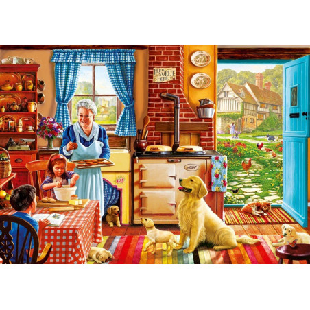 Blue bird Cottage Interior 1000 detalių