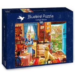 Blue bird Cottage Interior 1000 detalių