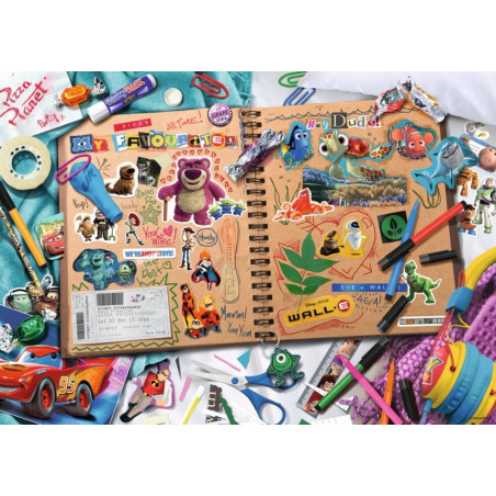 Ravensburger Disney Pixar eskizų knyga/ Scrapbook 1000 detalių
