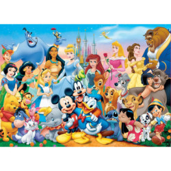 Educa Nuostabus Disney pasaulis 100 detalių