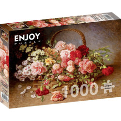 Enjoy Rožių ir gvazdikų pintinė 1000 detalių