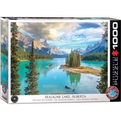 Eurographics Maligne ežeras, Alberta 1000 detalių