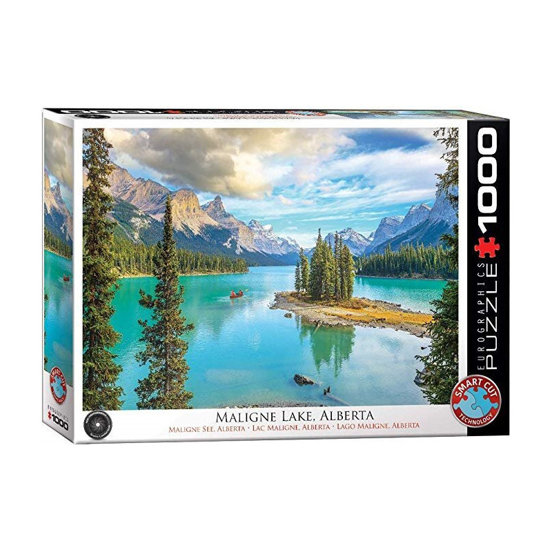 Eurographics Maligne ežeras, Alberta 1000 detalių