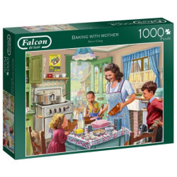 Falcon Gaminimas su mama 1000 detalių