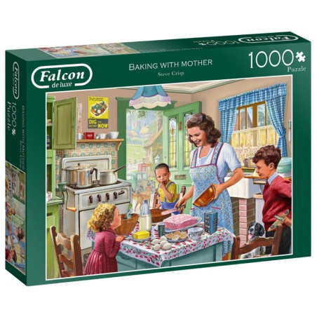 Falcon Gaminimas su mama 1000 detalių