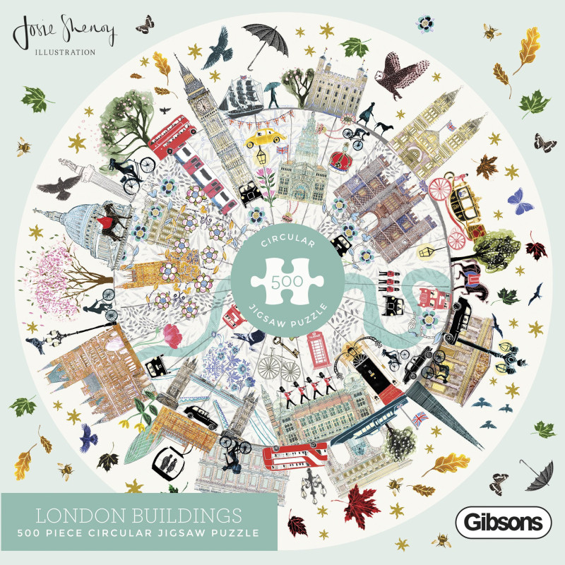 Gibson Londono pastatai 500 detalių