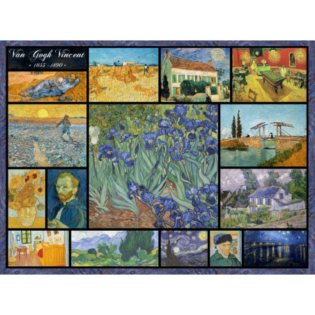 Grafika Vincentas Van Gogas 2000 detalių dėlionė