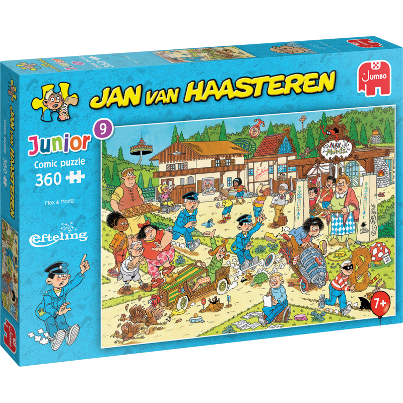 Jumbo Jan Van Haasteren 9 Efteling Max ir Moritz  360 detalių