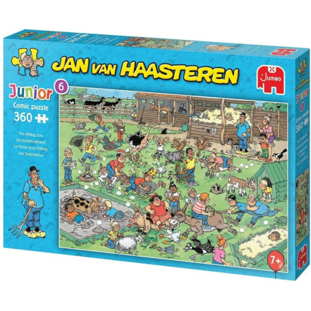 Jumbo Jan Van Haasteren Junior 6: Zoologijos sodas su naminiais gyvūnais 360 detalių
