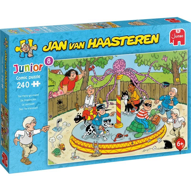 Jumbo Jan Van Haasteren Junior 8: Karusėlė 240 detalių