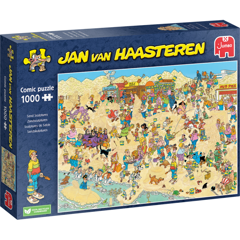 Jumbo Jan Van Haasteren Smėlio skulptūros 1000 detalių