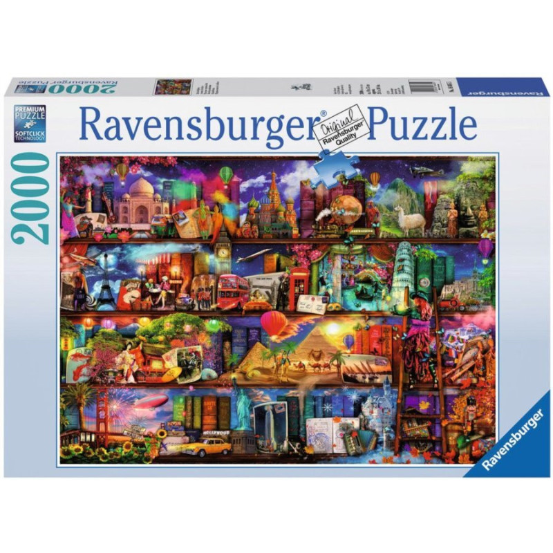 Ravensburger Knygų pasaulis/ World of Books 2000 detalių