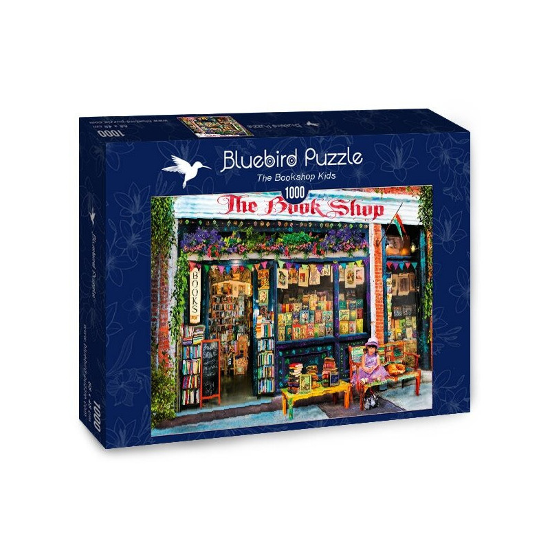 Blue bird Knygyno vaikai/The bookshop kids 1000 detalių