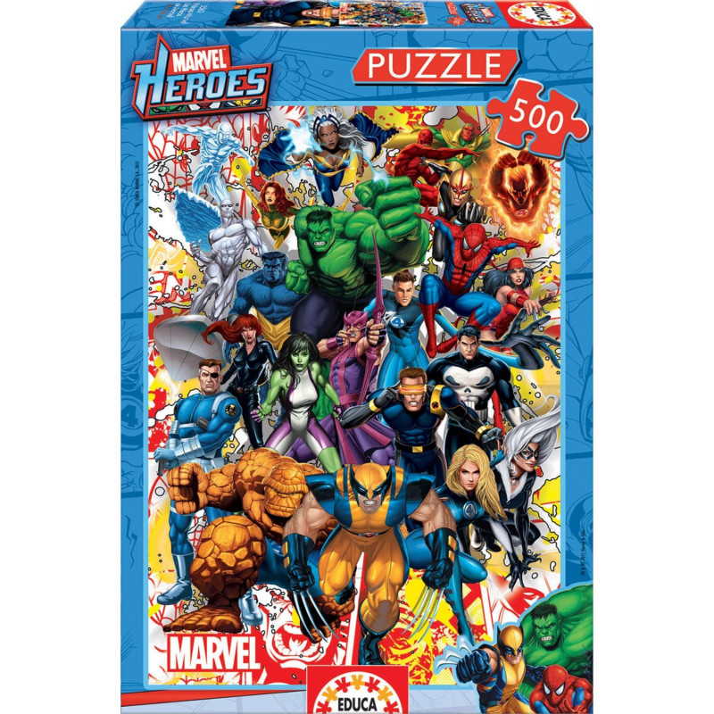 Educa Marvel herojai/ Marvel Heroes 500 detalų