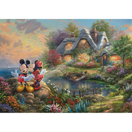 Schmidt Mikis ir Mini/Thomas Kinkade, Disney-Sweethearts Mickey & Minnie 1000 detalių