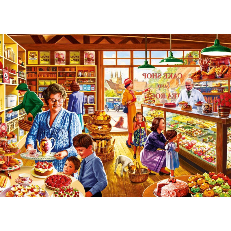 Blue bird Nostalgiška kepyklėlė/ Nostalgic cake shop 1000 detalių