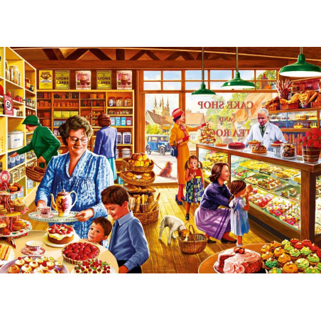 Blue bird Nostalgiška kepyklėlė/ Nostalgic cake shop 1000 detalių
