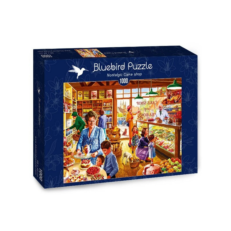 Blue bird Nostalgiška kepyklėlė/ Nostalgic cake shop 1000 detalių
