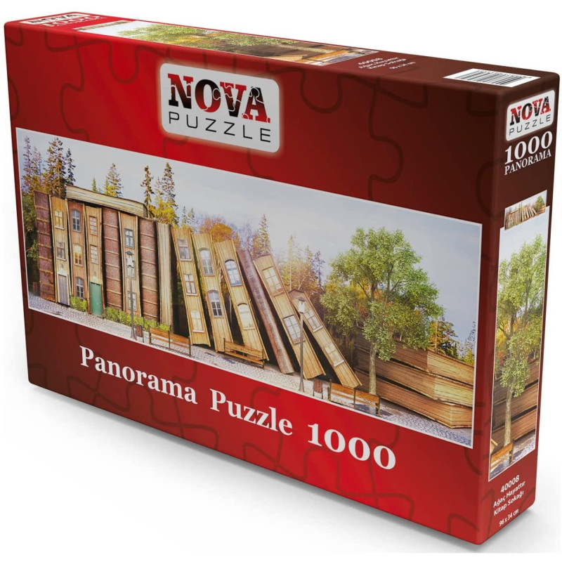 Nova Puzzle Knygų gatvė 1000 detalių