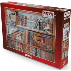 Nova Puzzle Stebuklingos knygos 1000 detalių