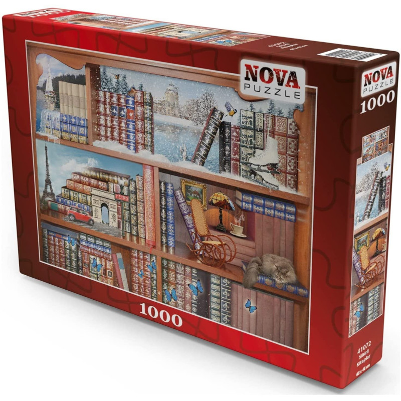 Nova Puzzle Stebuklingos knygos 1000 detalių