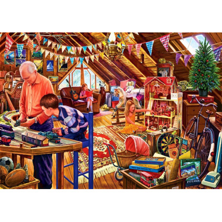 Blue bird Palėpės žaidimai/Attic playtime 1500 detalių