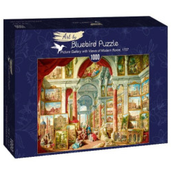 Blue bird Panini - Picture Gallery with Views of Modern Rome, 1757 1000 detalių