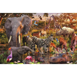 Ravensburger 3000 detalių Afrikos gyvūnai 3000 detalių