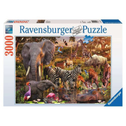 Ravensburger 3000 detalių Afrikos gyvūnai 3000 detalių