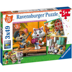 Ravensburger 44 katės 3*49 detalės