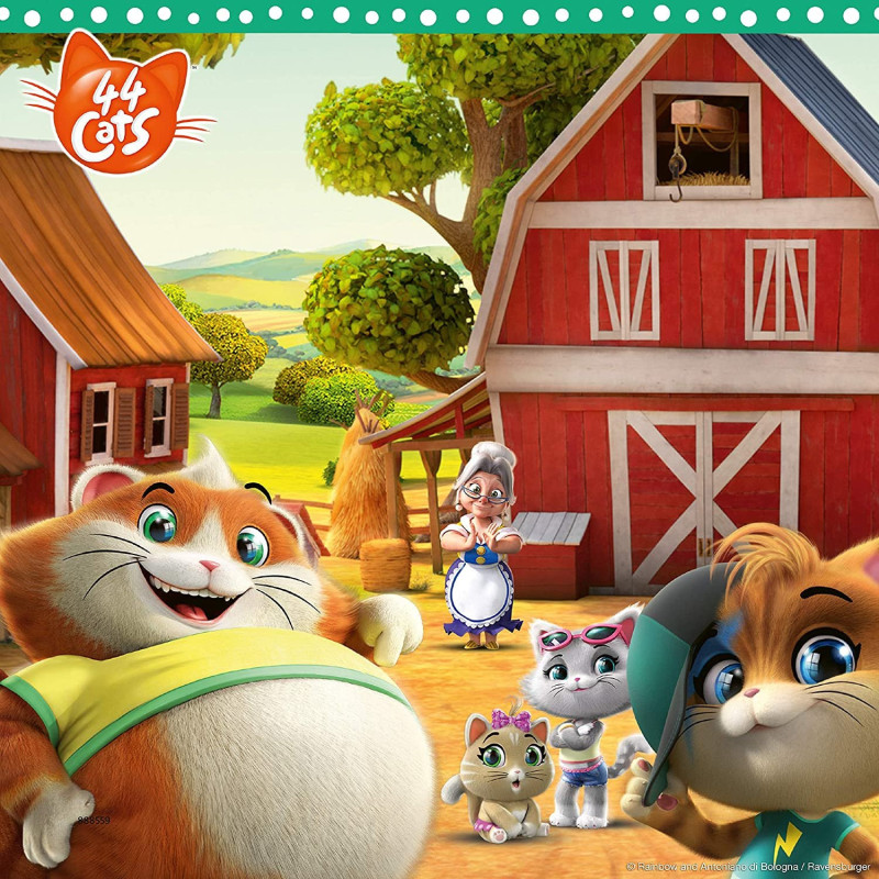 Ravensburger 44 katės 3*49 detalės