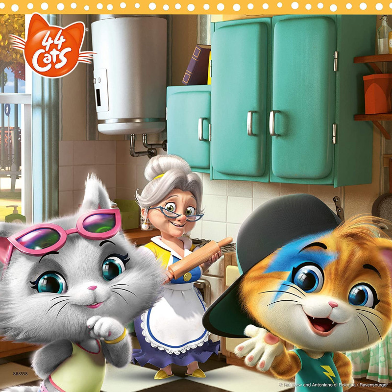 Ravensburger 44 katės 3*49 detalės