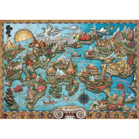 Ravensburger Atlantida 1000 detalių