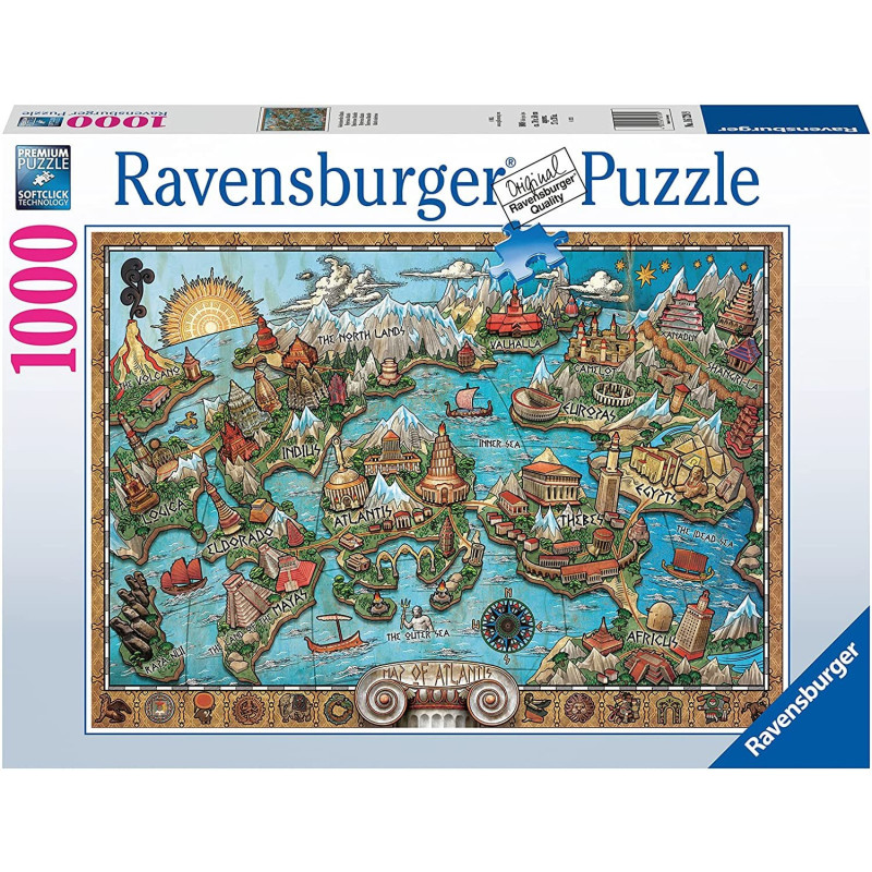 Ravensburger Atlantida 1000 detalių