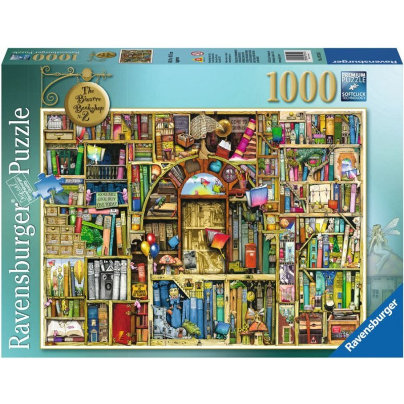 Ravensburger Keistas knygynas 2, 1000 detalių