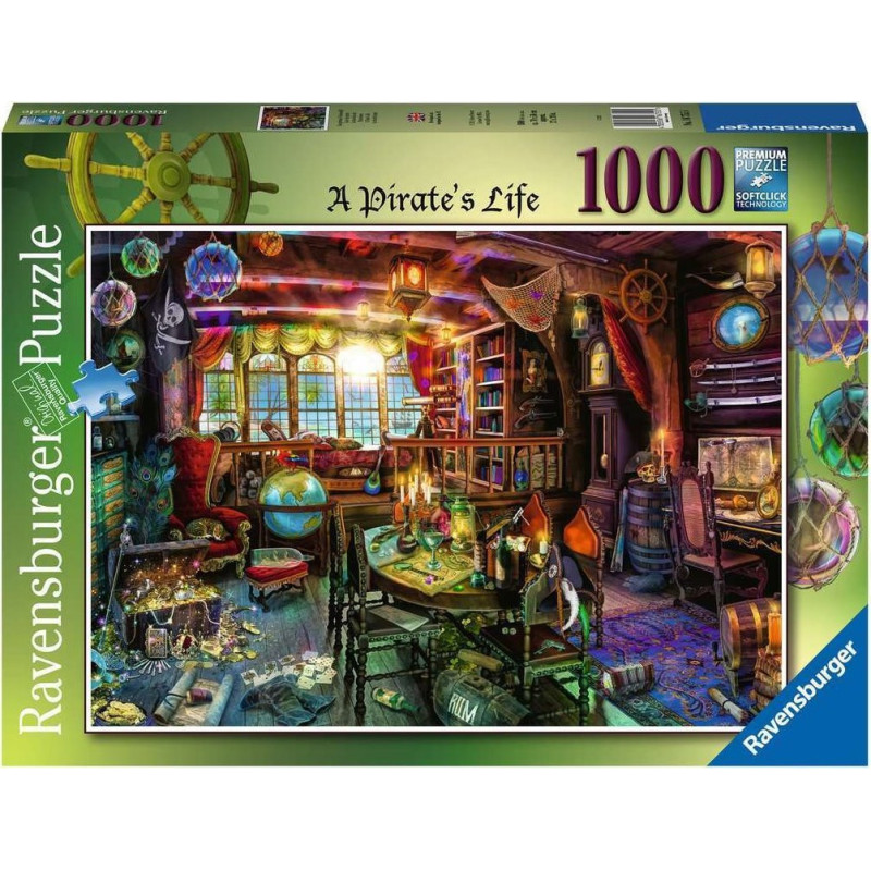 Ravensburger Pirato gyvenimas 1000 detalių