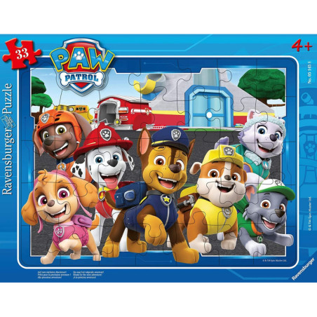 Ravensburger Rėmo dėlionė Šuniukai patruliai 33 detalės