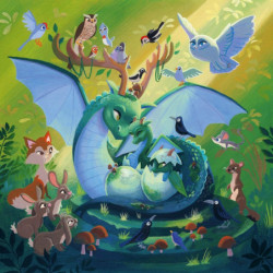 Ravensburger Vienaragis, drakonas ir fėjos 3*49