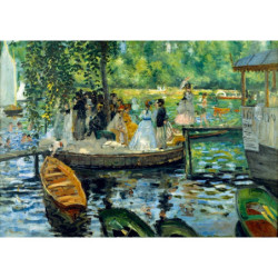Blue bird Renoir - La Grenouillère, 1869 1000 detalių
