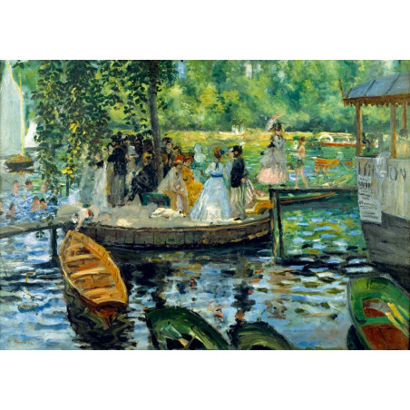 Blue bird Renoir - La Grenouillère, 1869 1000 detalių
