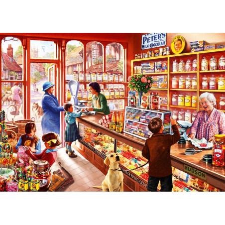 Blue bird Saldumynų parduotuvė/Sweetshop 1000 detalių