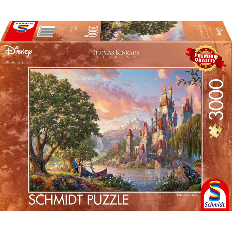 Schmidt Disney Thomas Kinkade Belle's magical world 3000 detalių