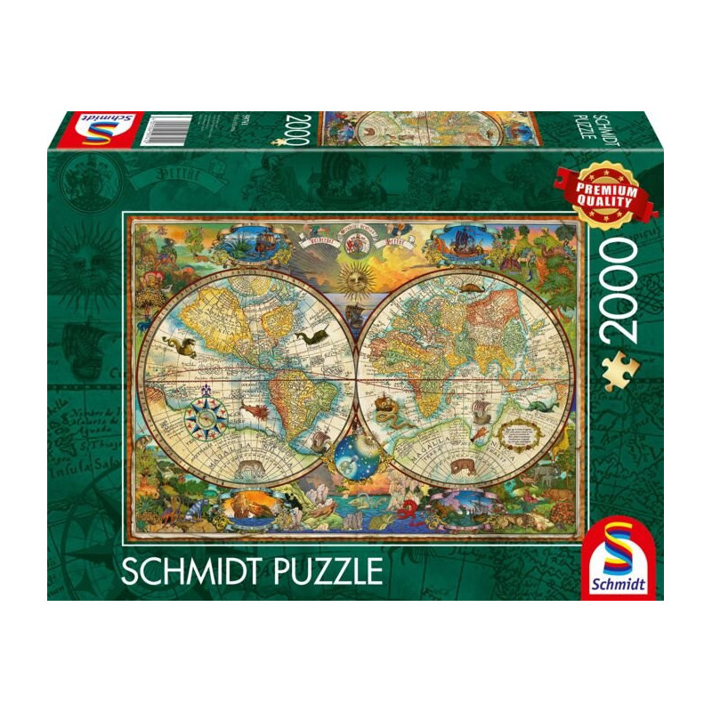 Schmidt Istorinis žemėlapis 2000 detalių
