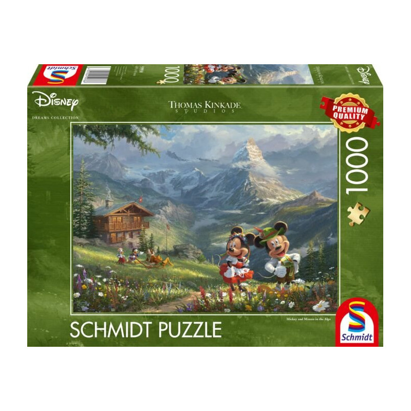 Schmidt Mikis ir Mini Alpėse 1000 detalių