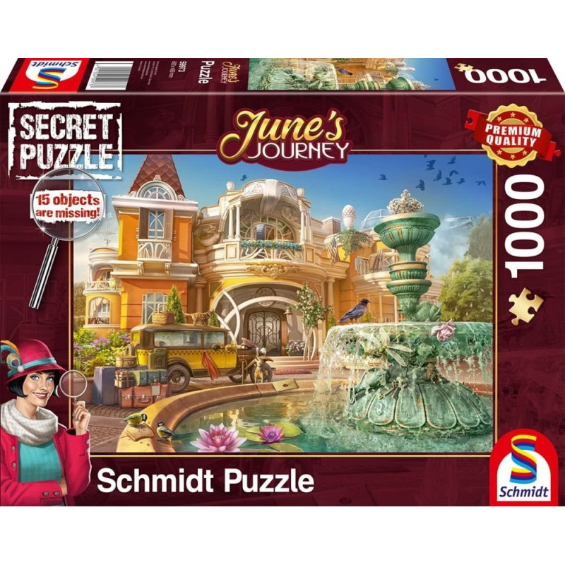 Schmidt Secret Junes kelionė: Orchidėjų turtas 1000 detalių
