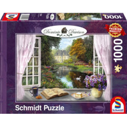 Schmidt Vaizdas į pilies sodą 1000 detalių