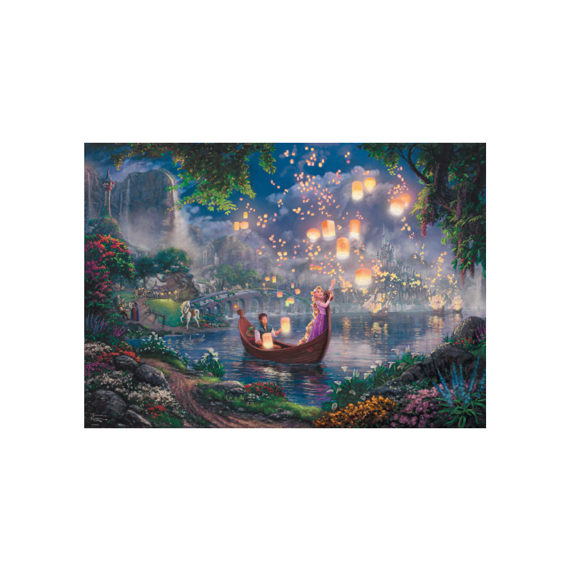 Schmit Thomas Kinkade Auksaplaukė 1000 detalių