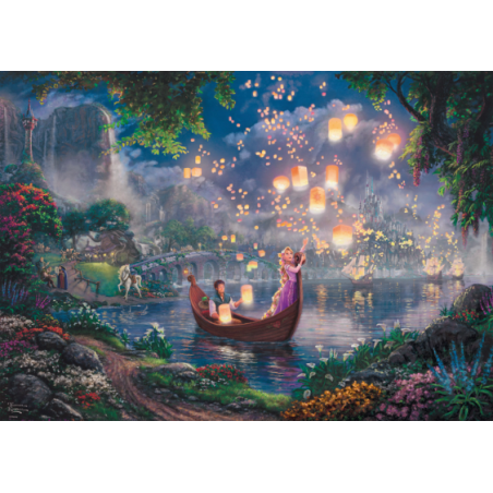 Schmit Thomas Kinkade Auksaplaukė 1000 detalių