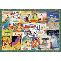 Ravensburger Senieji Disney plakatai/Vintage Poster 1000 detalių