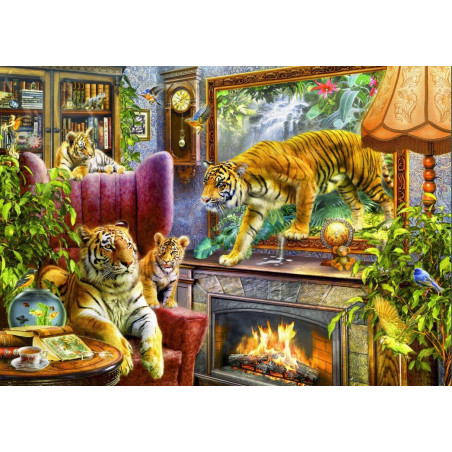 Blue bird Tigrai ateina/Tigers are coming to life 2000 detalių